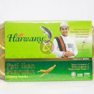 Harwany Pati Ikan Haruan Ginseng 6x75ml+75ml