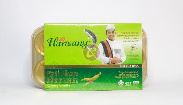 Harwany Pati Ikan Haruan Ginseng 6x75ml+75ml