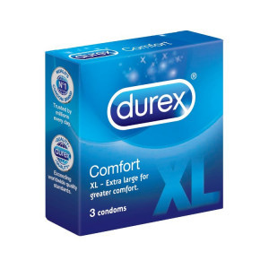 Durex Comfort XL x 3's