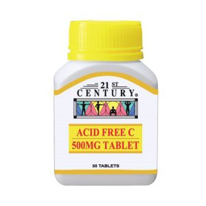 21st Acid Free C Tabs 500mg x 50's