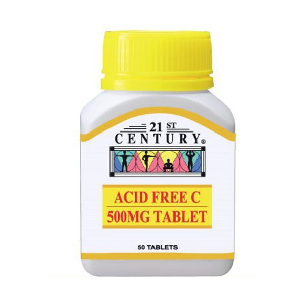 21st Acid Free C Tabs 500mg x 50's