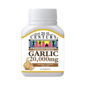 21st Garlic 20000 Tabs x 30's