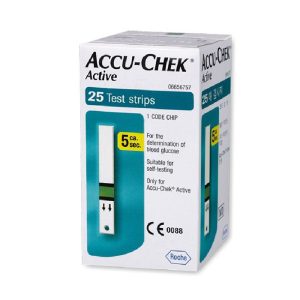 Accu Chek Active Strips x 25's