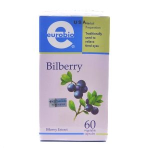 Eurobio Bilberry Caps 450mg x 60's