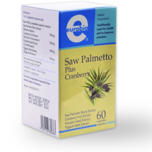 Eurobio S/Palmetto+Cranberry Caps 450mg x 60's