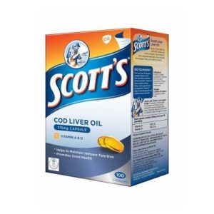 Scotts C/Liver Oil Caps x 100's