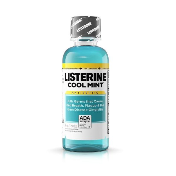 Listerine Cool mint x 100ml (Biru)
