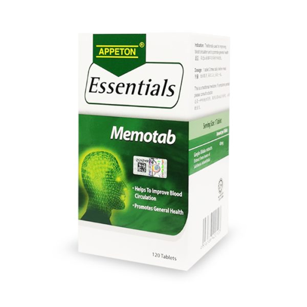 Appeton Memotab Tabs 40mg x 120's
