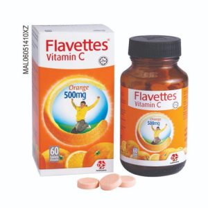 Flavettes Vit C Tabs 500mg Tabs x 60s (O)