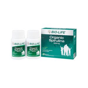 Bio-Life Spirulina Caps 500mg 2x30's (50%2nd)