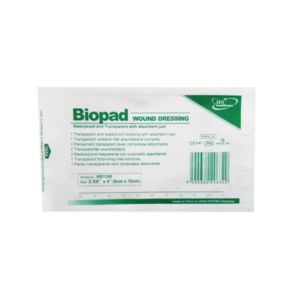 Biopad Wound Dressing 6cmx10cm x Each