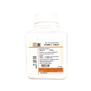 Vit C Tabs 100mg x 1000's(SW)