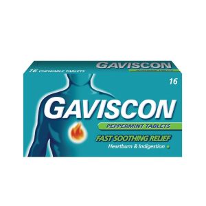Gaviscon Peppermint Tabs 250mg x 16's