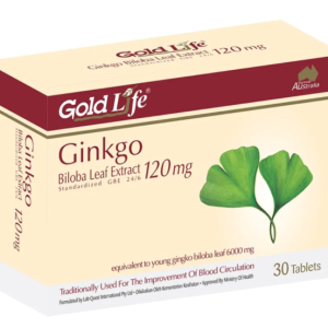 Gold Life Ginkgo Biloba Tabs 120mg x 30's
