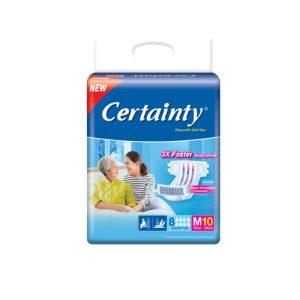 Certainty Diapers Tape (M) x 10's