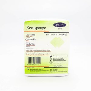 Xecasponge 7.5cm x 7.5cm x 100's (Up-Tie
