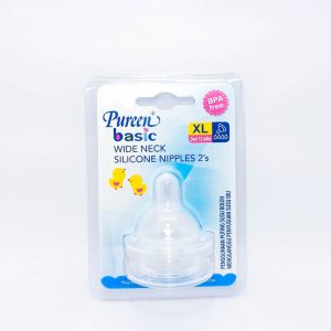 Pureen Basic W/Neck Sili/Nipples(XL)x2's