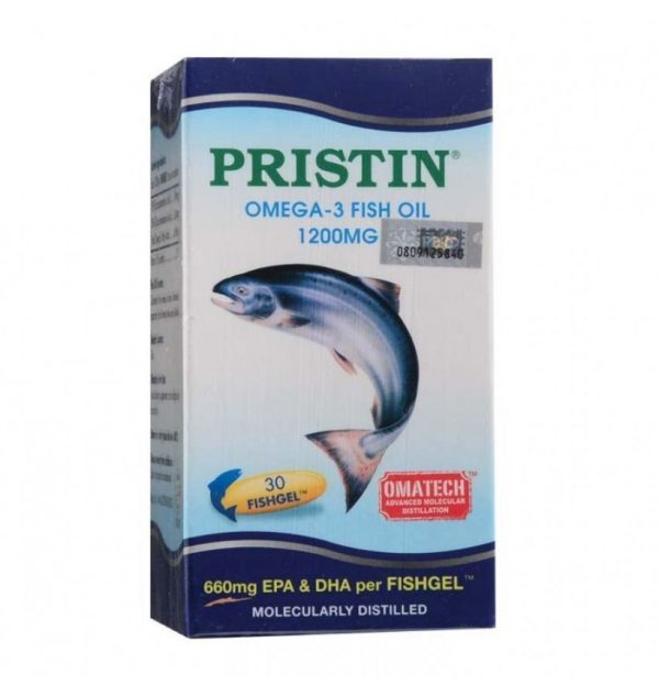 Pristin Omega-3 Fish Oil Caps 1200mg x 30's