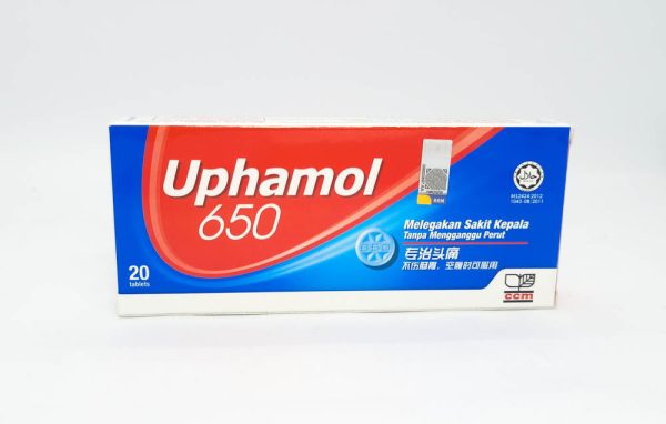Uphamol Tabs 650mg 2x10's
