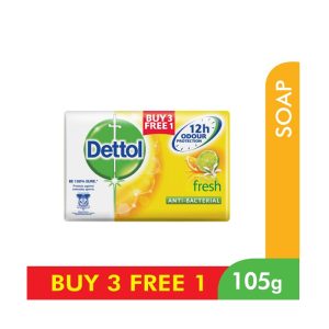 Dettol Soap Fresh x 100g (3+1)