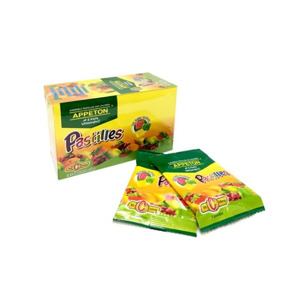 Appeton M/Vitamin Pastilles Mix Fruit Flavour 20 x 5's