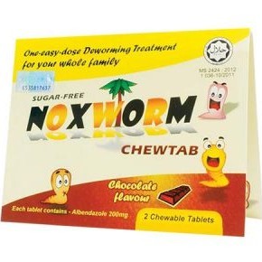 Noxworm Chewtab x 2's (Choc)