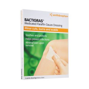 Bactigras 10cm x 10cm x 3's