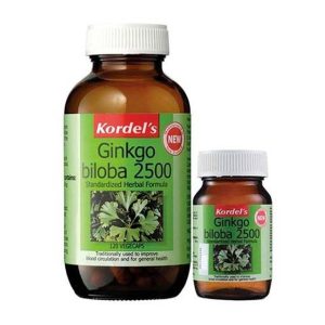 Kordels Ginkgo Biloba Tabs 2500mg 120's+30's