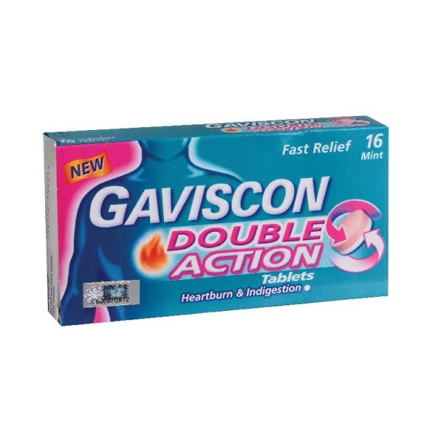 Gaviscon Double Action Tabs 250mg x 16's