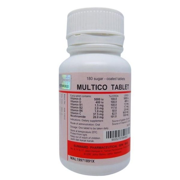 Multico Tabs x 180's