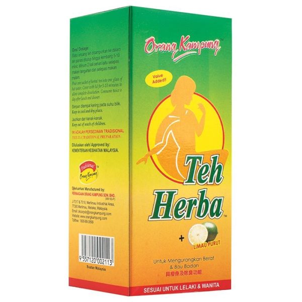 Herba Tea (U) + Limau Purut 3g x 25's (KOK)