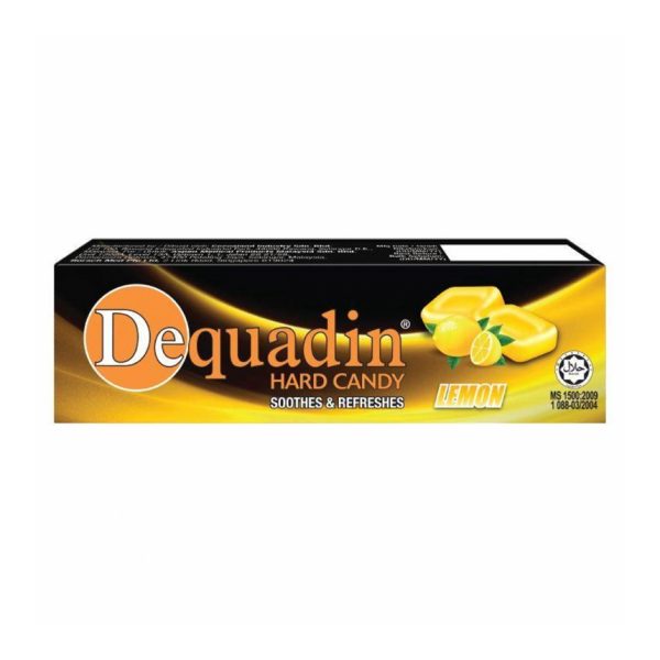 Dequadin Lozenge Hard Candy Lemon x 10's