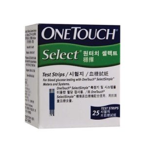 One Touch SelectSimple Strips x 25's