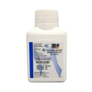 Calcium Lactate Tabs 300mg x 500's (SW)