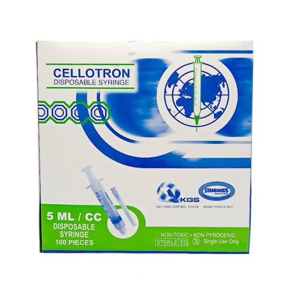 Disposable Syr 5ml (LL) x100's (Ctron)