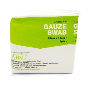 Gauze Swab 10cm x 10cm x 100's (AHC)