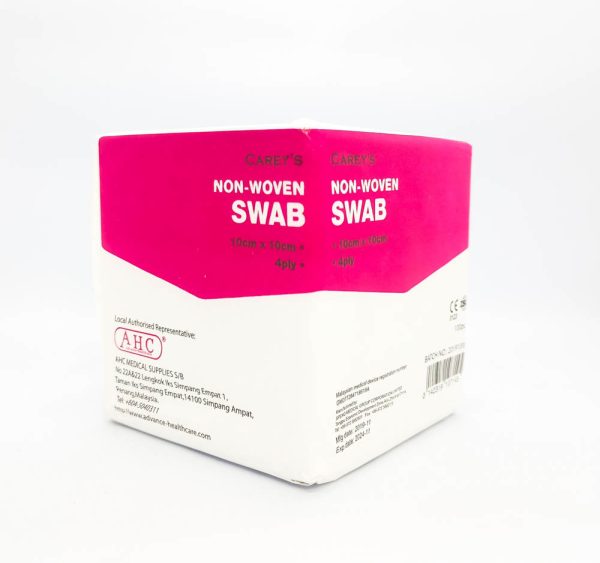 Non Woven Swab 10cm x 10cm x 100's (AHC)