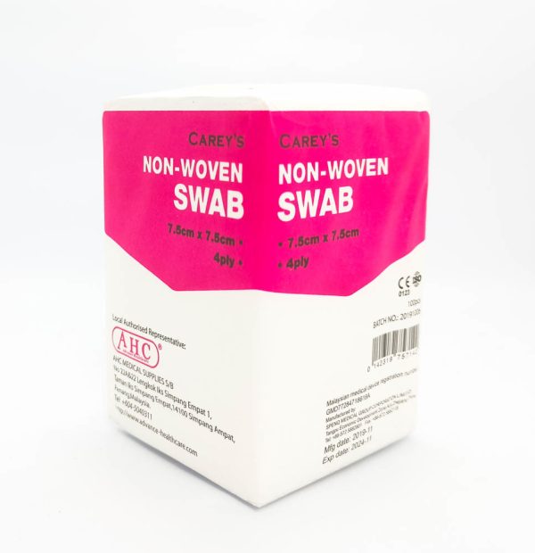 Non Woven Swab 7.5cmx7.5cm x 100's (AHC)