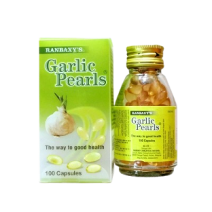 Garlic Pearls Caps x 100's (Ranbaxy)