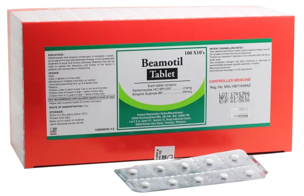 Beamotil Tabs 100x10's