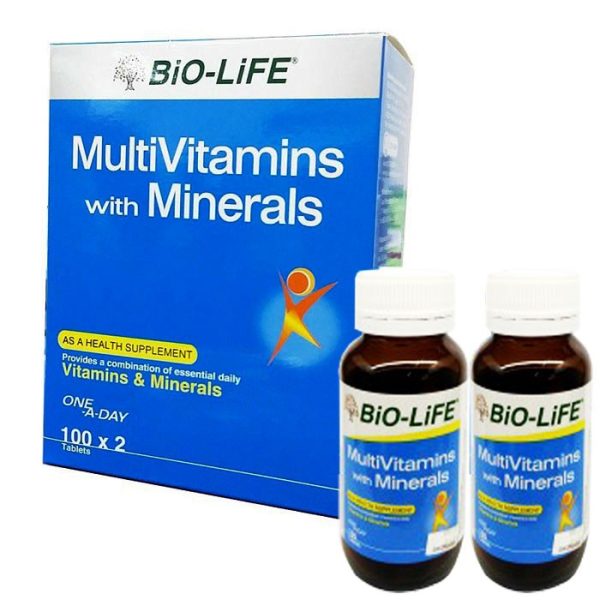 Bio-Life M/Vitamins w Mineral Tabs 2x100's