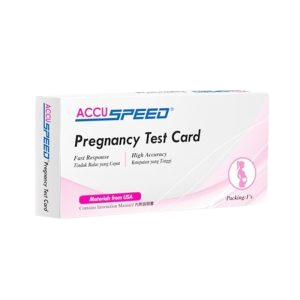 Accu Speed Pregnancy Test Card x Each