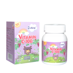 Shine Vit.C Tabs 100mg x 100's (Grape)