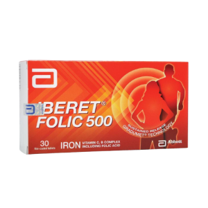 Iberet Folic 500 Tabs x 30's