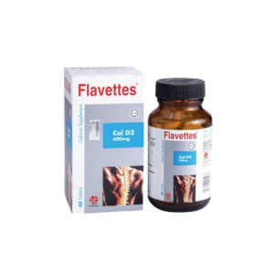 Flavettes Cal D3 600mg Tabs x 60s