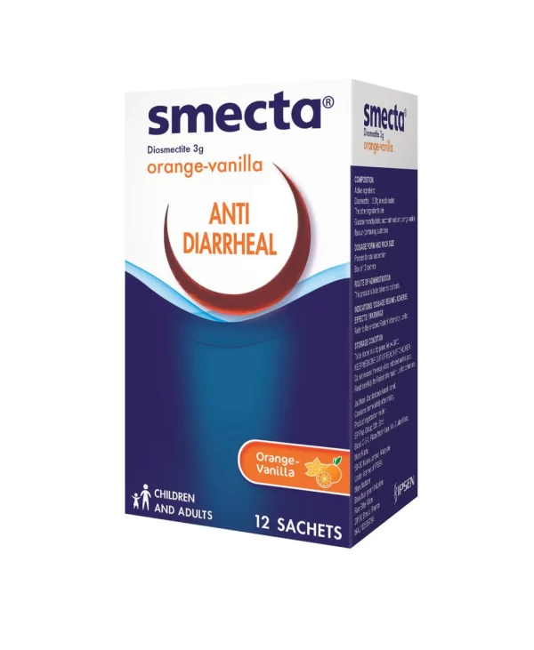 Smecta Powder Sachet 3g x 12's (Orange/Vanilla)
