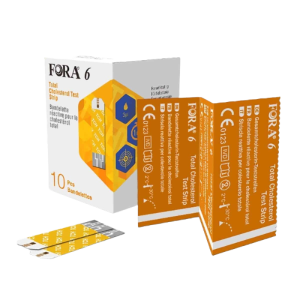 FORA 6 Total Cholesterol (TCH) Test strip x 10's