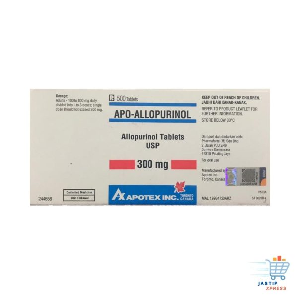 Allopurinol Tabs 300mg x 1's (YSP)