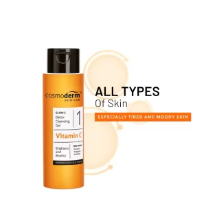 Cosmoderm Glow- C Detox Cleasing Gel x 120ml