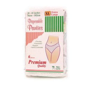 Pan-Mate Pmium Disp-Panties M x 6's